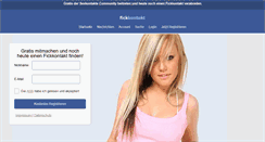 Desktop Screenshot of fickkontakt.info