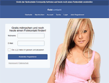 Tablet Screenshot of fickkontakt.info